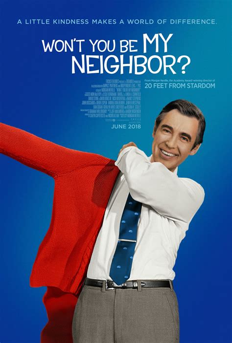Won T You Be My Neighbor Poster First Look MrRogersMovie Lady And