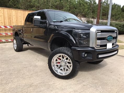 Nicely Customized 2015 Ford F 250 Platinum Lifted For Sale