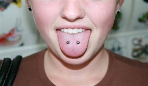Double Tongue Piercings Procedure Risks Healing Time