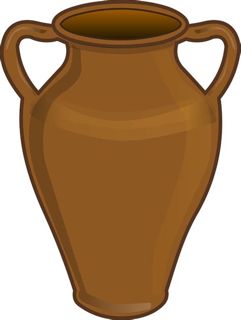 Download Vase Urn Clay Pot Royalty Free Vector Graphic Clay Pots Pottery Clay Jar