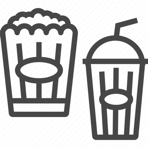 Cinema Icon Popcorn - Popcorn icon illustration. movie cinema icon concept ... : Popcorn ...