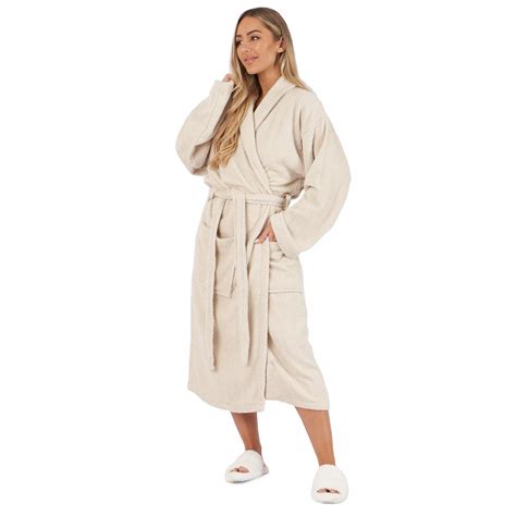 Brentfords Luxury Cotton Bath Robe Terry Towel Soft Dressing Gown