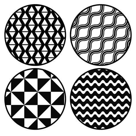 20 Circle Patterns Svg Keychain Monogram Svg Round Patterns Etsy