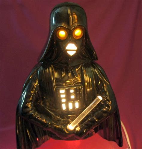 Vintage Star Wars Movie Darth Vader Tv Lamp Light 1977 Darth Vader Lamp Vintage Star Wars Darth