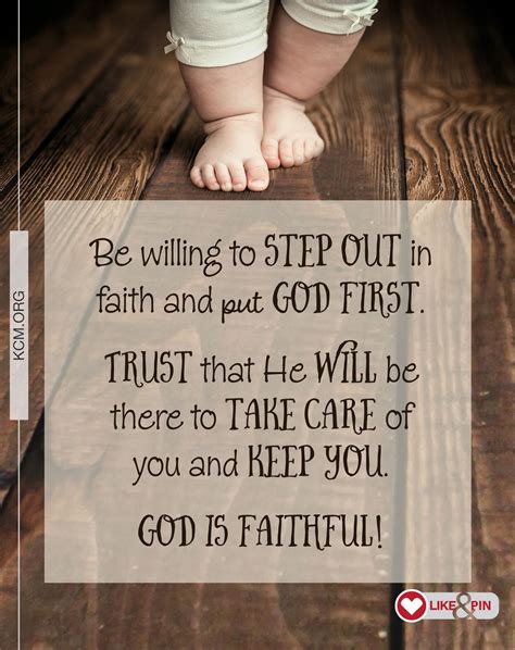 Stepping Out On Faith Quotes Shortquotescc
