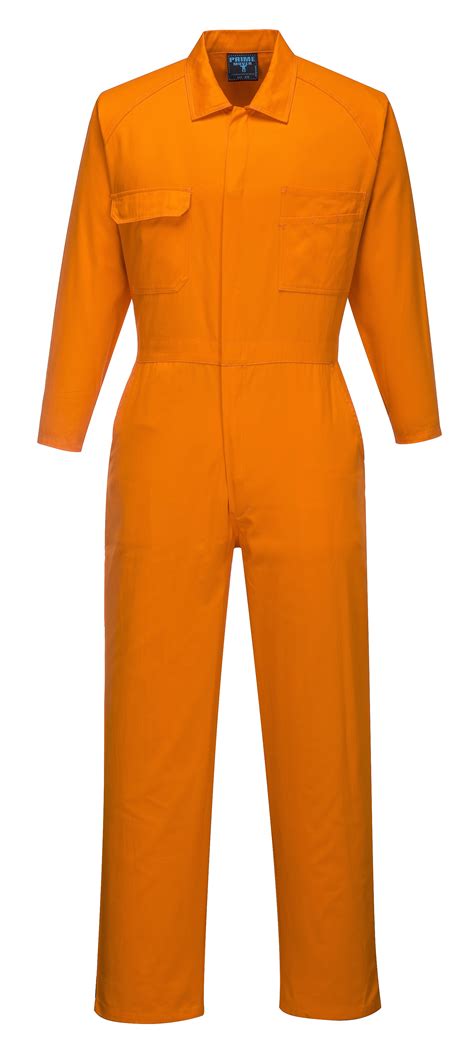 Northrock Safety Lightweight Orange Coveralls Singapore Cotton Drill