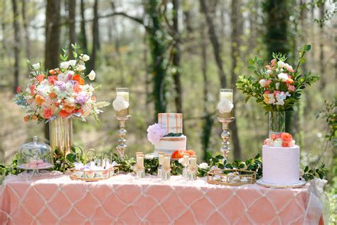 Romantic Outdoor Wedding Dessert Table Inspiration South