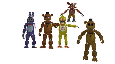 Mmd Fnaf 2 Withered Pack Dl Relocated By Oscarthechinchilla On