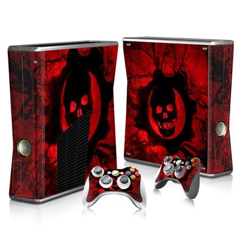 Vinyl Cover Decal Skin Sticker For Xbox 360 Slim Console And 2 Controller