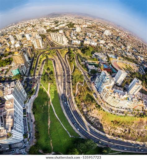 Lima Peru Aerial View Miraflores Town Stock Photo Edit Now 535957723