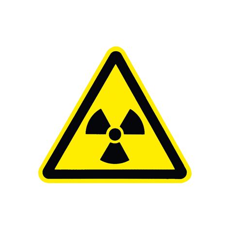 Warning Sign Warning Of Radioactive Materials And Ionizing Radiation