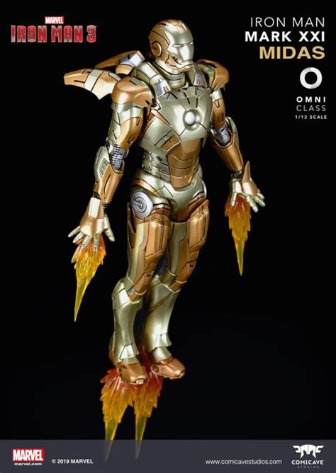 Comicave Studios 112 Scale Iron Man Mark Xxi Midas Collectible