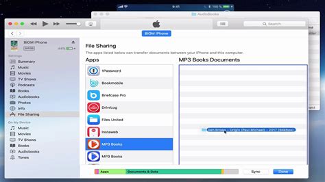 Mp3 Audiobook Player How To Add A Book Via Itunes Youtube