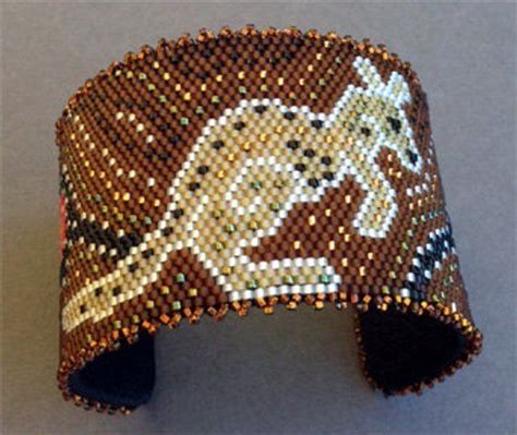 Aboriginal Beaded Bracelet Pattern Beadwork Embroidery Embroidery