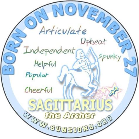 As a pisces born on february 27th, you are well known for your imagination, intuition and selflessness. November 27 Zodiac Horoscope Birthday Personality ...