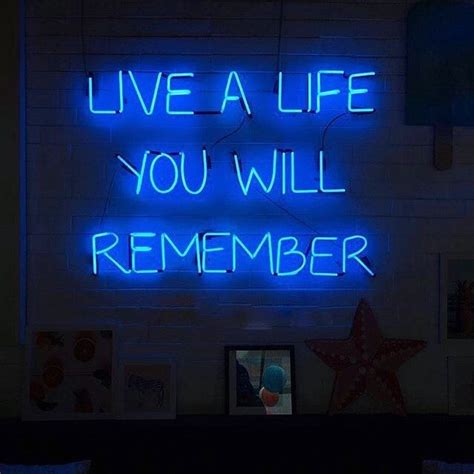Aesthetic Quotes Blue Neon Aesthetic Aestheticallypleasing Chillvibes Neon Quotes Quote