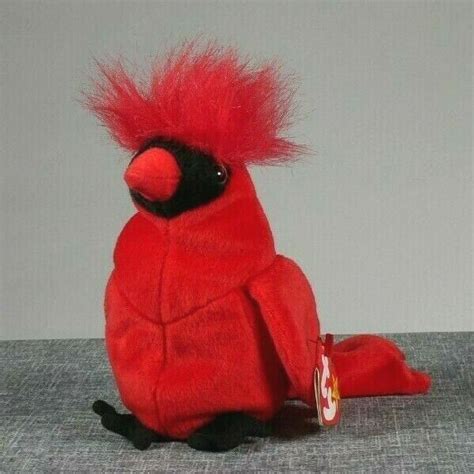 Ty Beanie Babies Mac The Cardinal Plush Toy For Sale Online Ebay