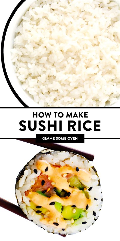 Sushi Rice Recipe Gimme Some Oven