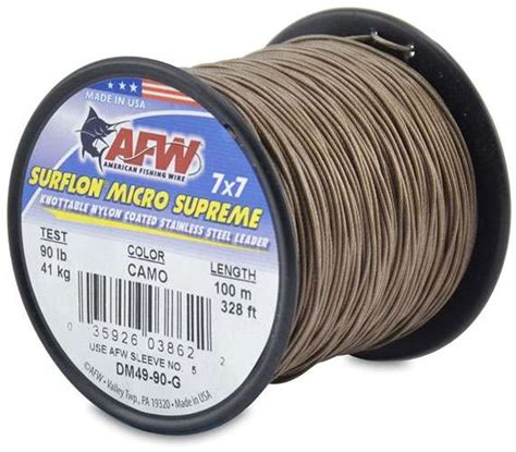 American Fishing Wire Surflon Nylon Coated 7x7 Leader Tackledirect