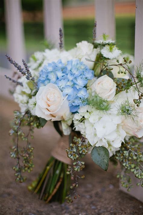 Bridal Bouquet Blue Wedding Bouquets Hydrangeas Wedding