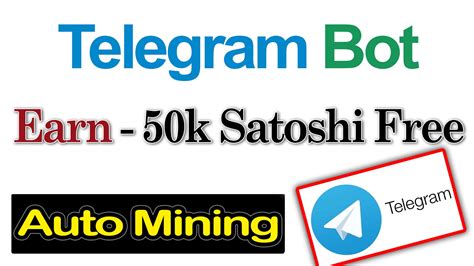You can earn bitcoin using telegram app. Best Telegram Bot To Earn Bitcoin - Earn Bitcoins Crypto