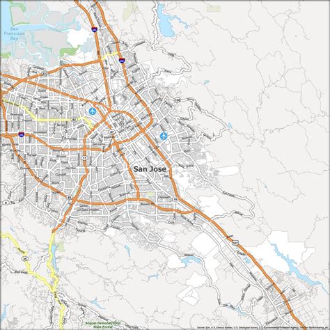 Map Of San Jose California Gis Geography