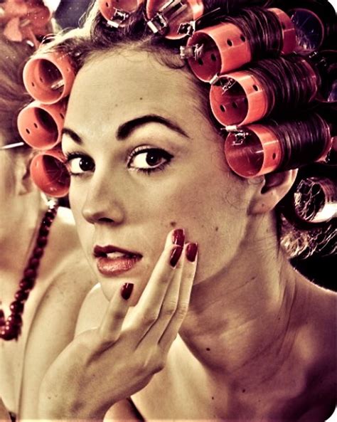 Pin By Bobbydan Emerson On Vintage Pics Of Rollers 2 Hair Rollers Vintage Beauty Salon Hair