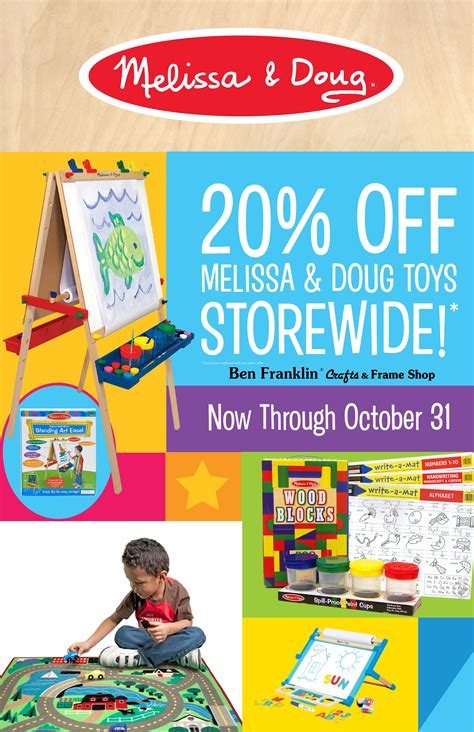Melissa And Doug Sale During The Entire Month Of October 2018 All Our
