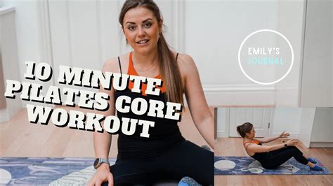 10 Minute Abs Pilates Inspired Core Workout Train With Me Youtube