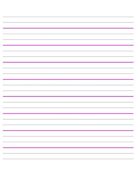 Lined Paper Template Paperkit 22f