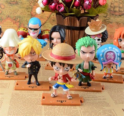 10pcslot One Piece Mini Figure Toys Mini Figures Action Figure One