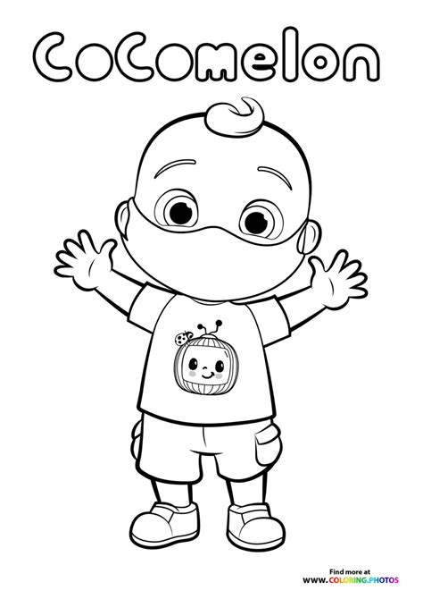 Cocomelon Printable Coloring Pages