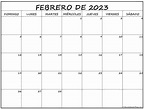 febrero de 2021 calendario gratis | Calendario febrero