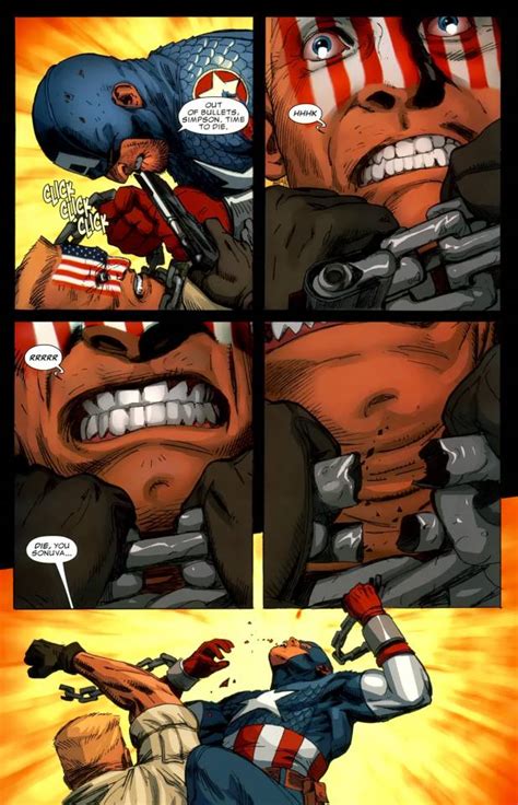 Ultimate Captain America Vs Bone Claw Wolverine Battles Comic Vine