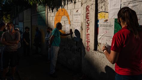 Venezuela Votes In An Election The Opposition Calls A Charade The New York Times