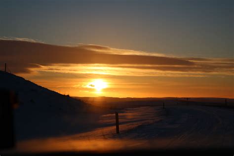 Sunset Over The Icy Landscape Of Iceland Sunset Landscape Celestial
