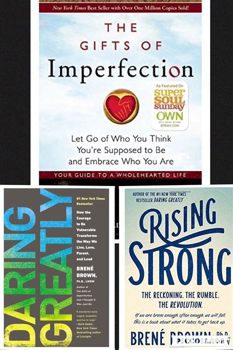 Books The Ts Of Imperfection Daring Greatly And Rising Strong By