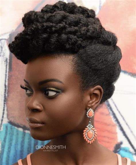 50 Cute Updos For Natural Hair