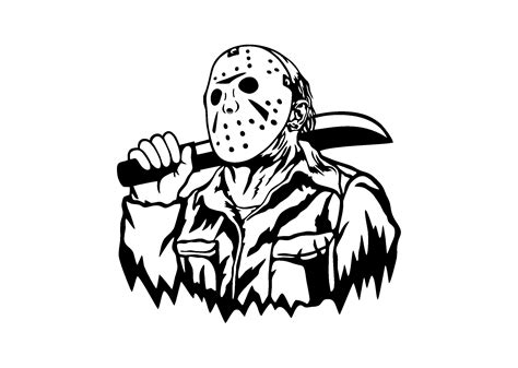 Jason Voorhees SVG Friday the 13th Svg Jason Voorhees Png | Etsy