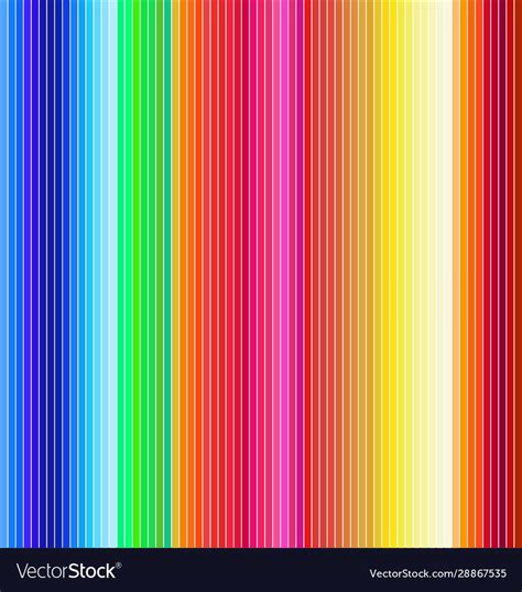 Rainbow Colorful Stripes Abstract Background 02 Vector Image