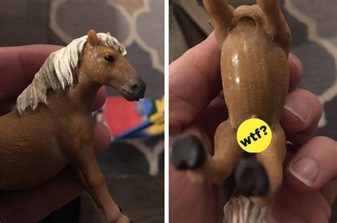 These Toy Horses Have Quite Detailed Genitalia And People Have Questions