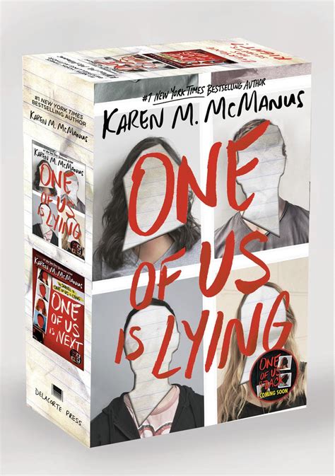 Karen M Mcmanus 2 Book Paperback Boxed Set One Of Us Is Lying One