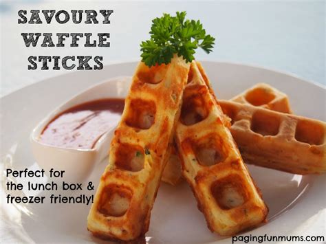 Savoury Waffle Recipe Paging Fun Mums