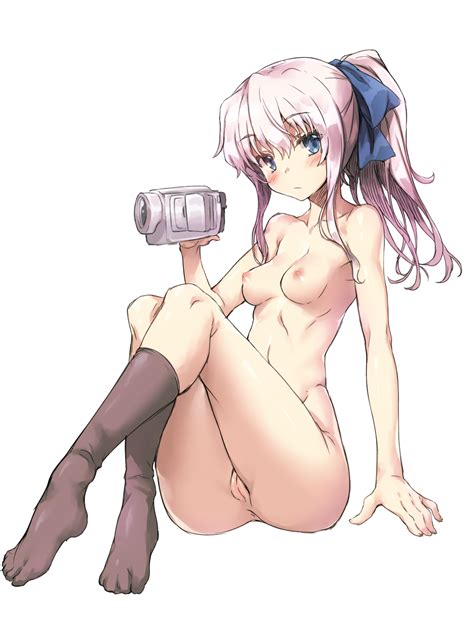 Rule 34 1girls Ass Blue Eyes Bow Breasts Camera Charlotte Anime Female Female Only Nipples
