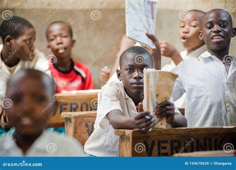 Kenya Mombasa January African Students School Editorial Stock Image