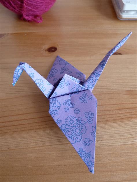 Origami Crane Instruction 7 Steps Instructables