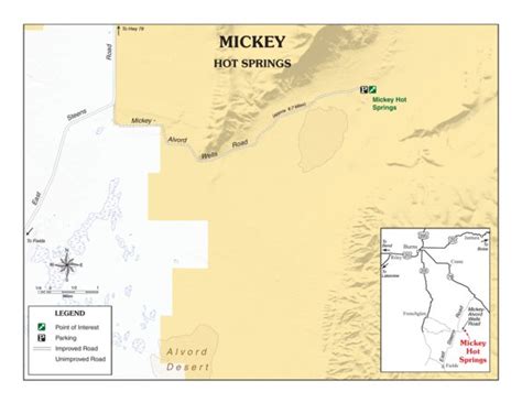 Mickey Hot Springs Map By Bureau Of Land Management Oregon Avenza Maps
