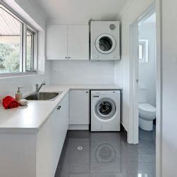 The most important thing when you designing the laundry room is the easy to access principle which very helps and makes it easy during washing activity. l shaped laundry room design - Google Search | Toilet and ...