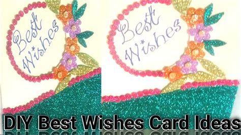 Diy Best Wishes Card Best Wishes Card Ideas Beautiful Best Wishes