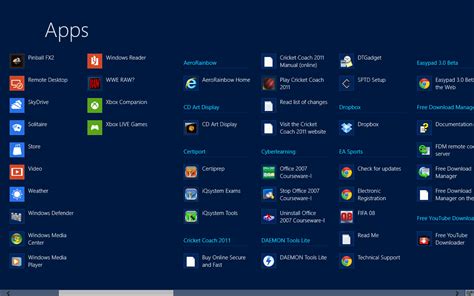 How To Open All Programs List In Windows 8 Consumer